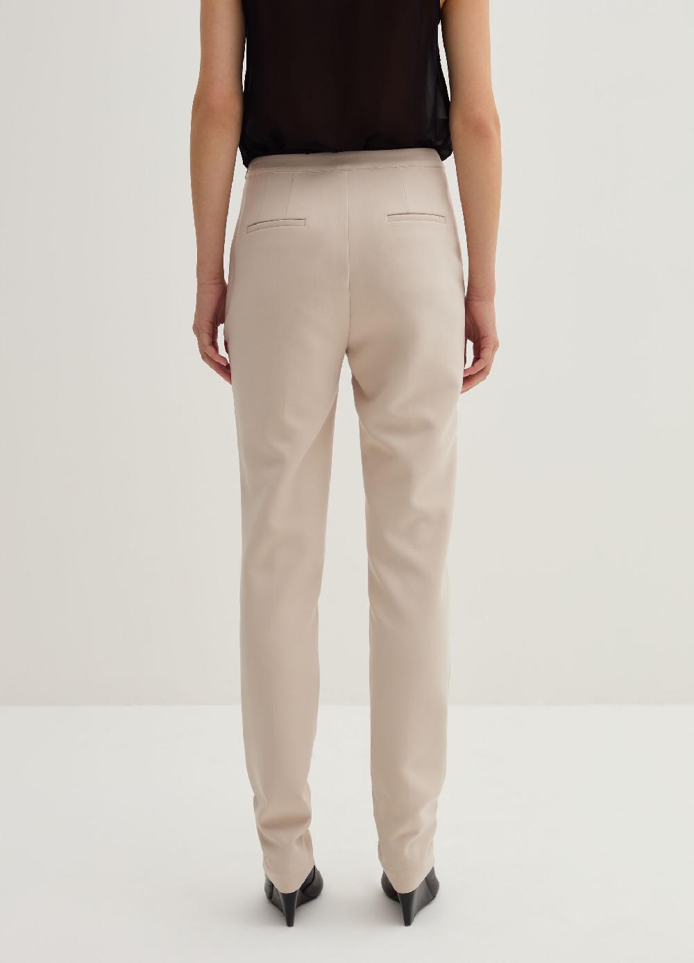 Stefanel Pantalone Skinny Fit In Crêpe Doppia