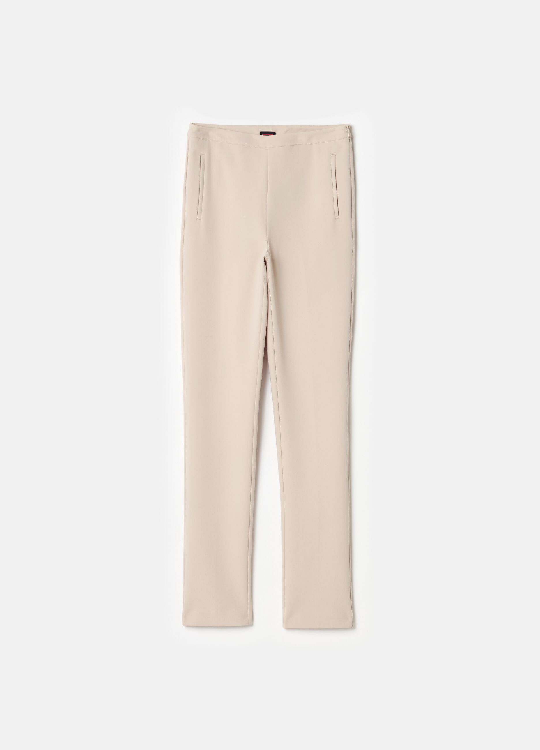 Stefanel Pantalone Skinny Fit In Crêpe Doppia