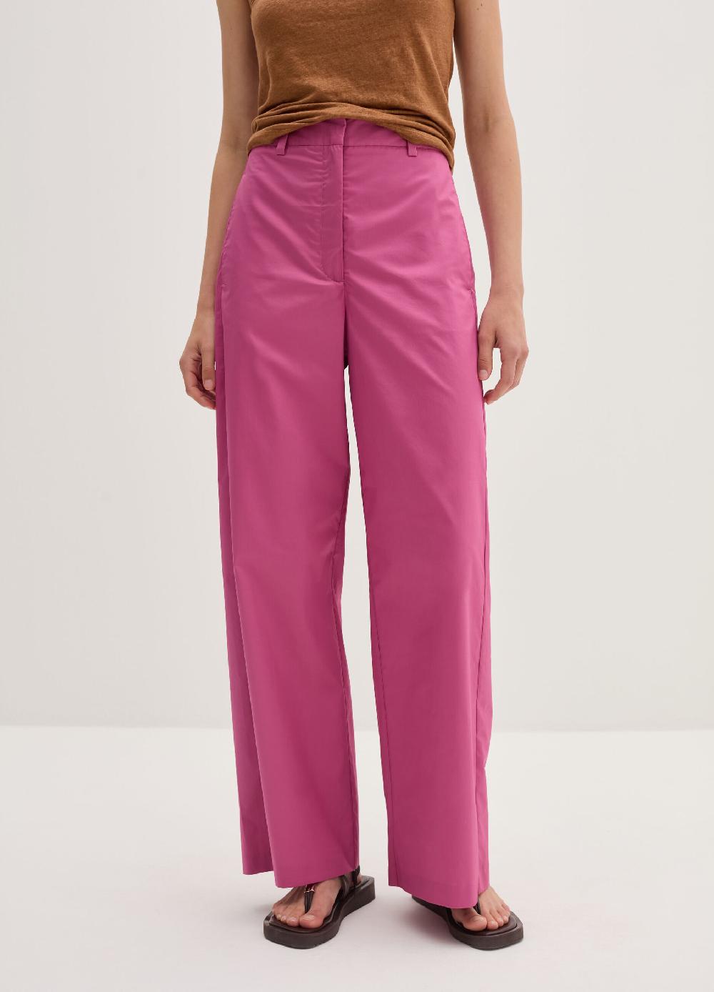 Stefanel Pantalone Straight Fit A Vita Alta