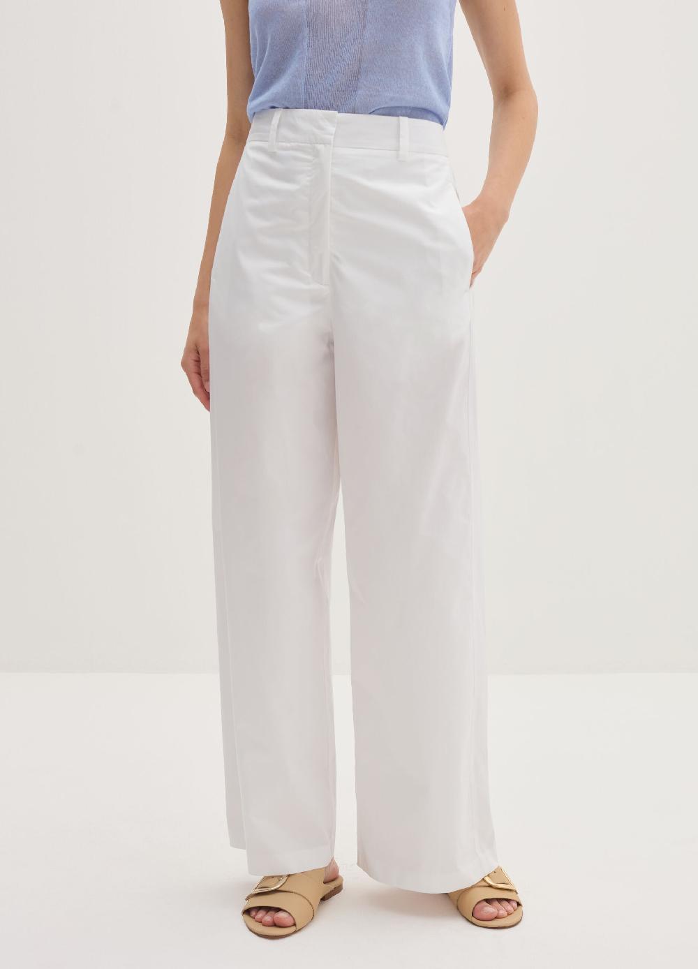 Stefanel Pantalone Straight Fit A Vita Alta