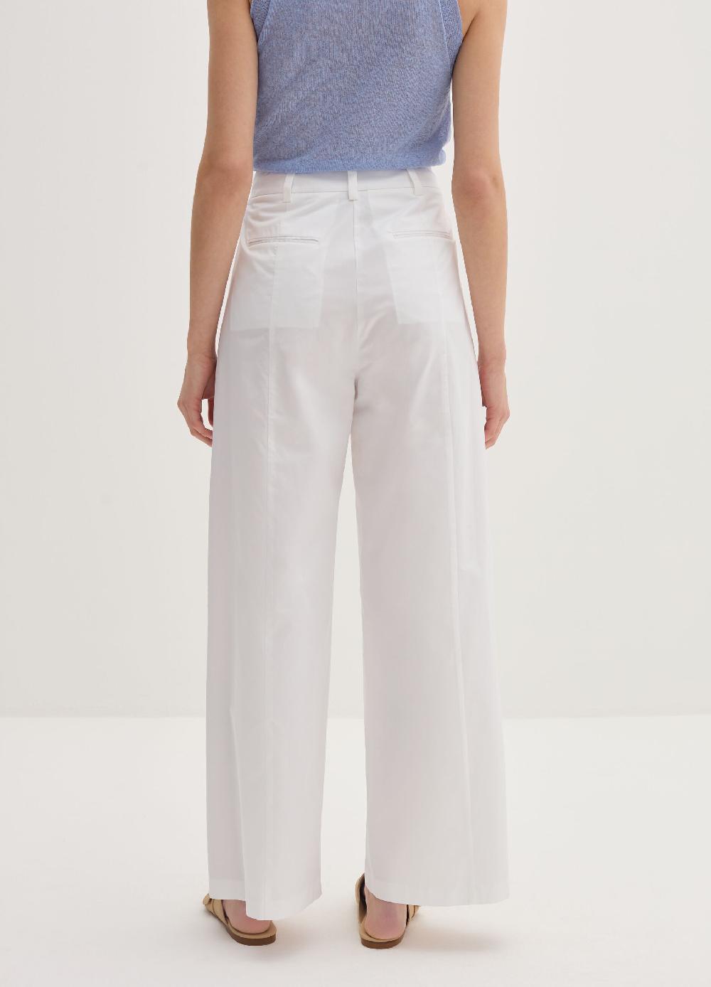 Stefanel Pantalone Straight Fit A Vita Alta