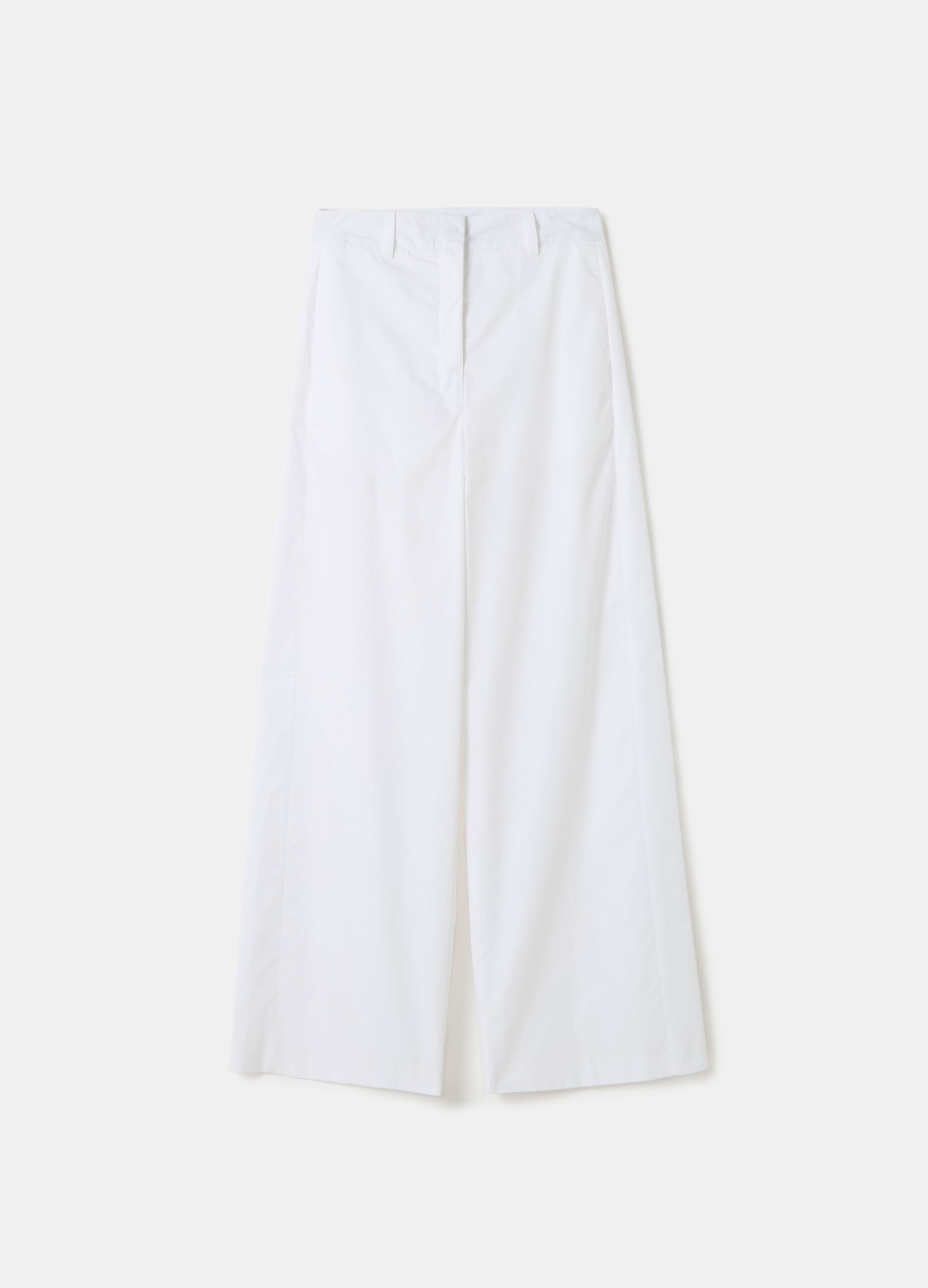 Stefanel Pantalone Straight Fit A Vita Alta