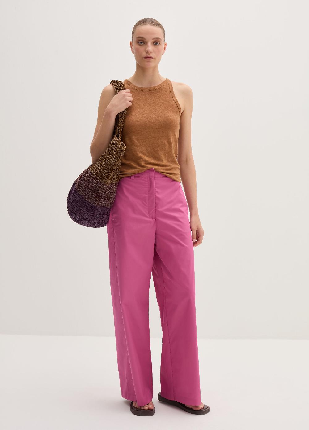 Stefanel Pantalone straight fit a vita alta