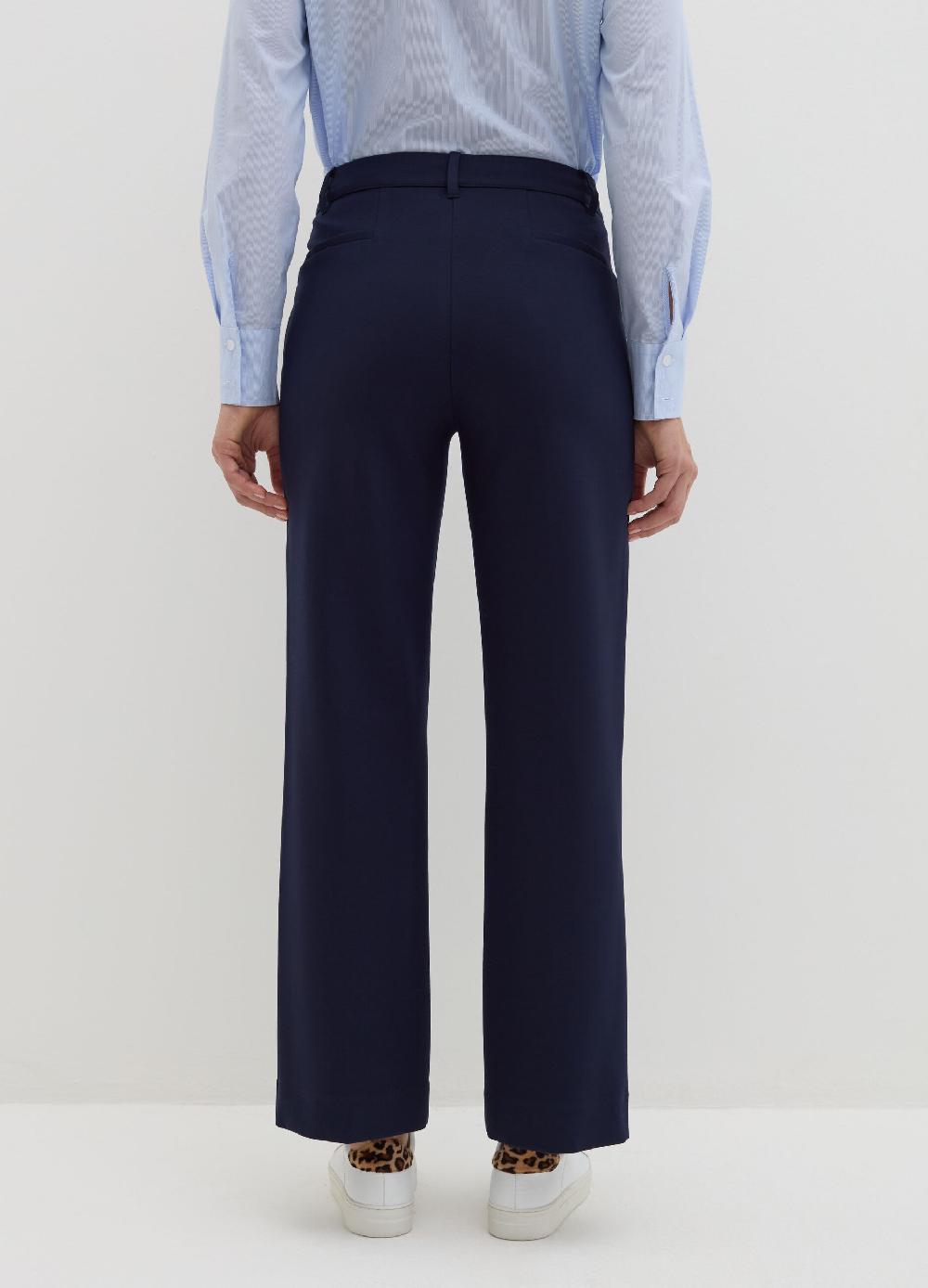 Stefanel Pantalone Straight Fit In Punto Roma