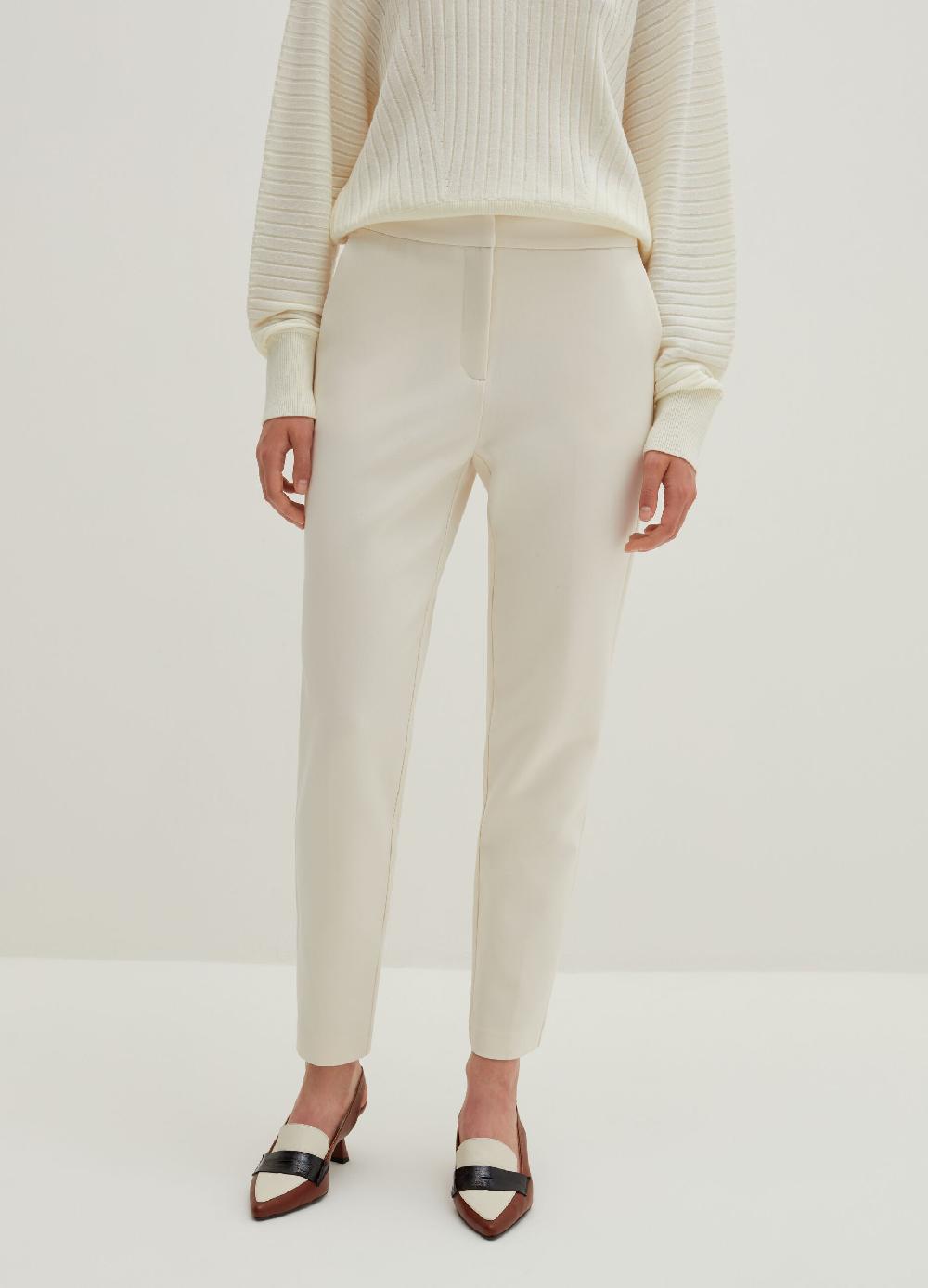 Stefanel Pantaloni A Sigaretta Stretch