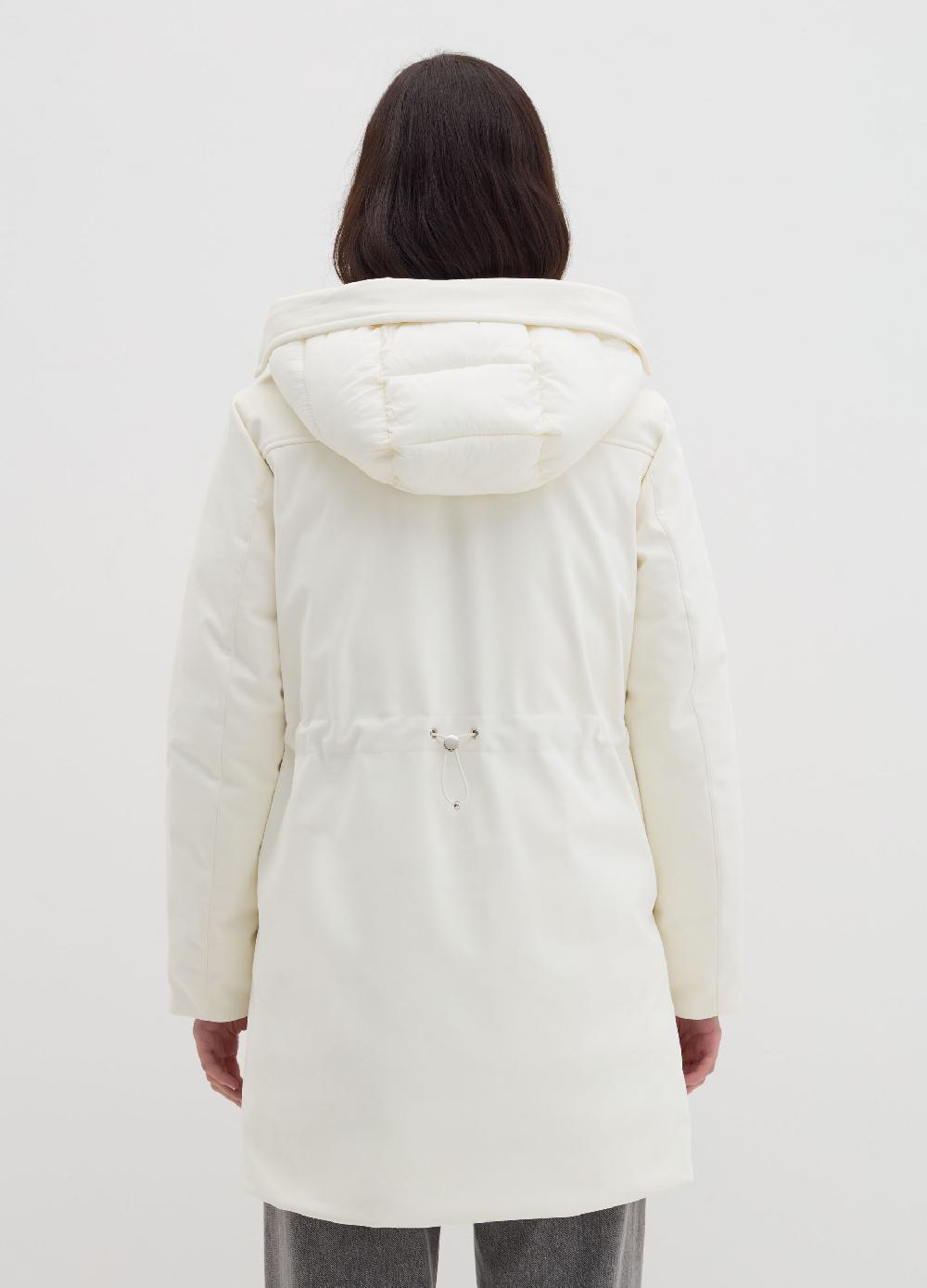 Stefanel Parka In Tessuto Tecnico Con Cappuccio