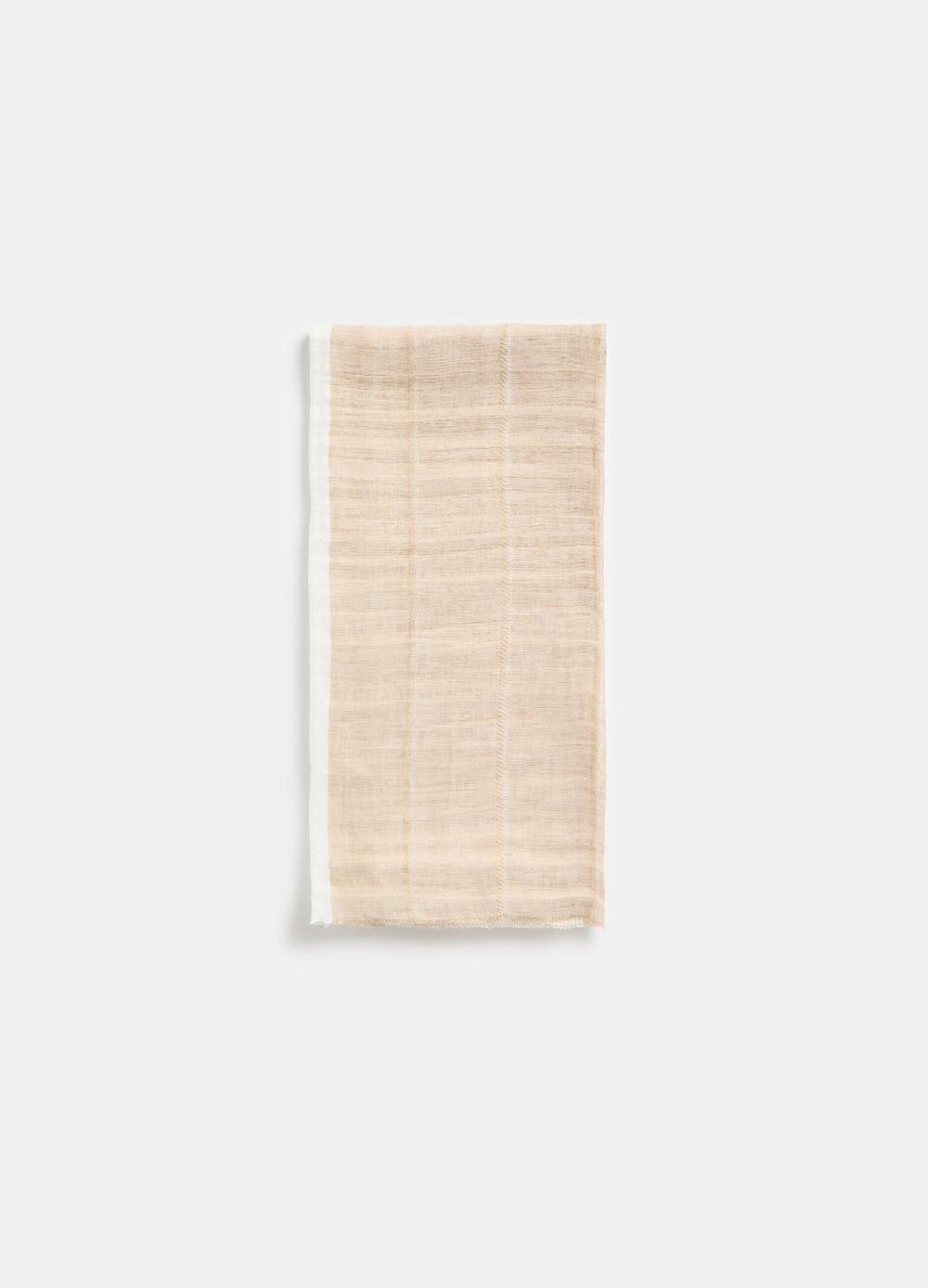 Stefanel Pashmina In Lino E Modal