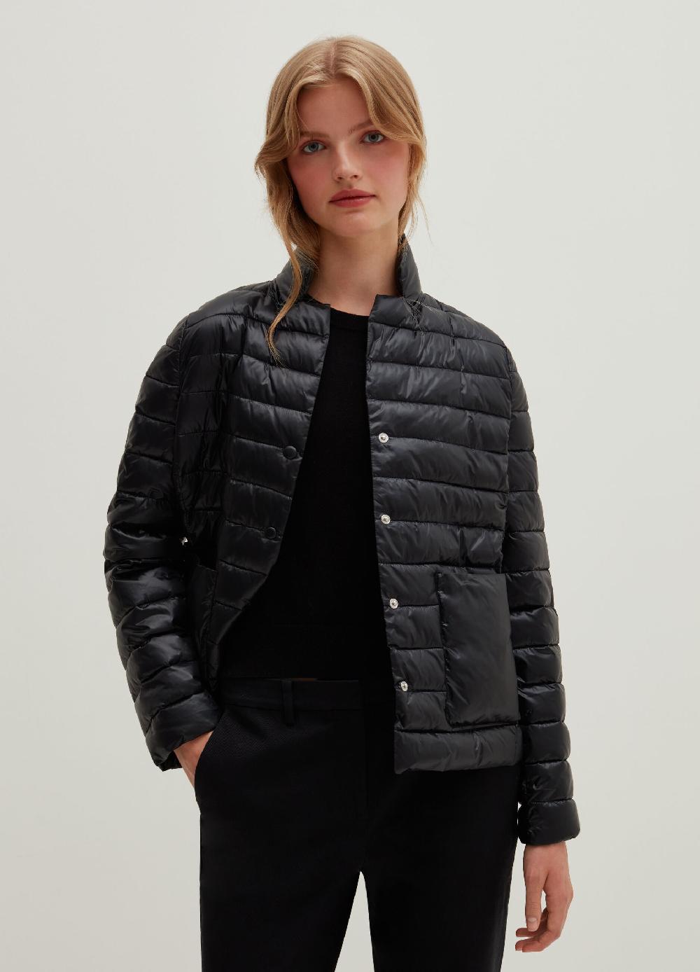 Stefanel Piumino corto ultralight con bottoni