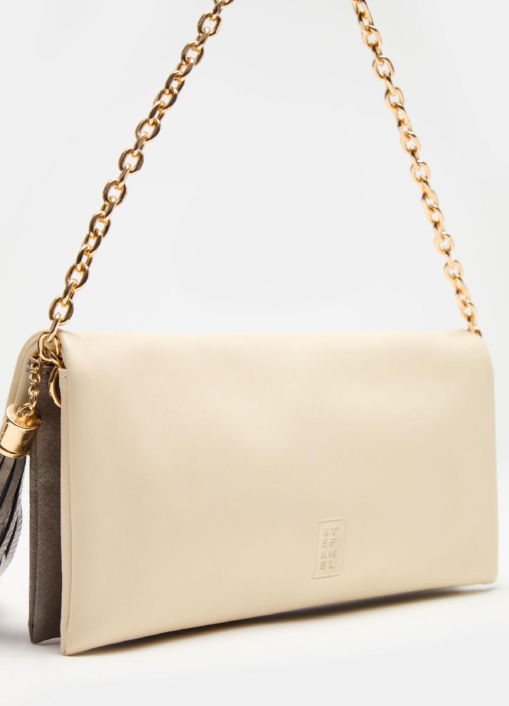 Stefanel Pochette Rettangolare Bicolore