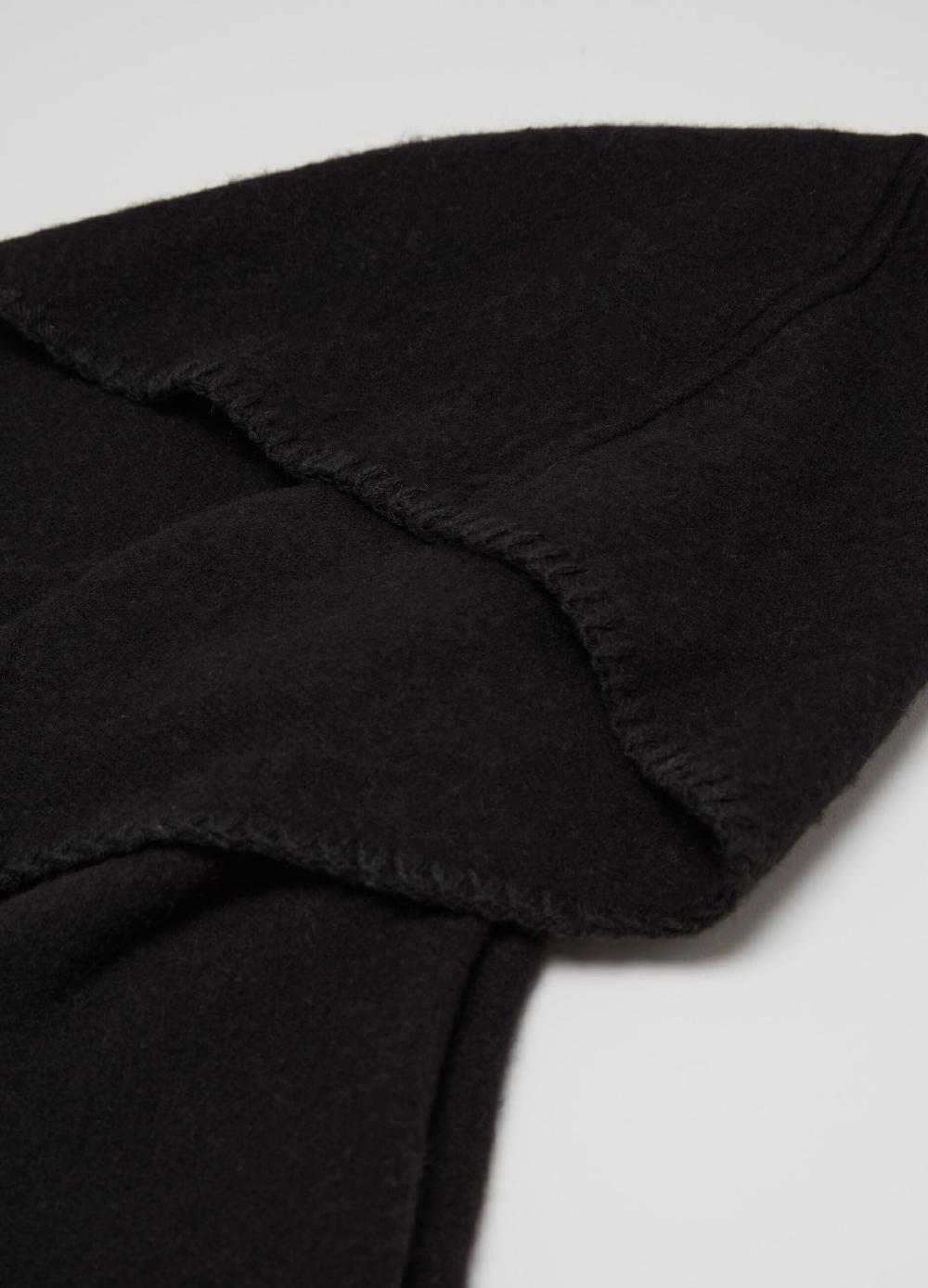 Stefanel Poncho Aperto Con Cappuccio