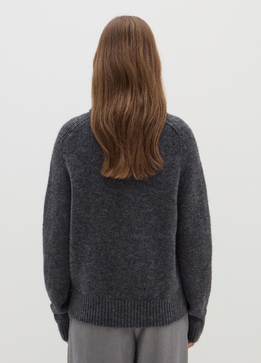 Stefanel Pullover A Collo Alto In Alpaca E Lana