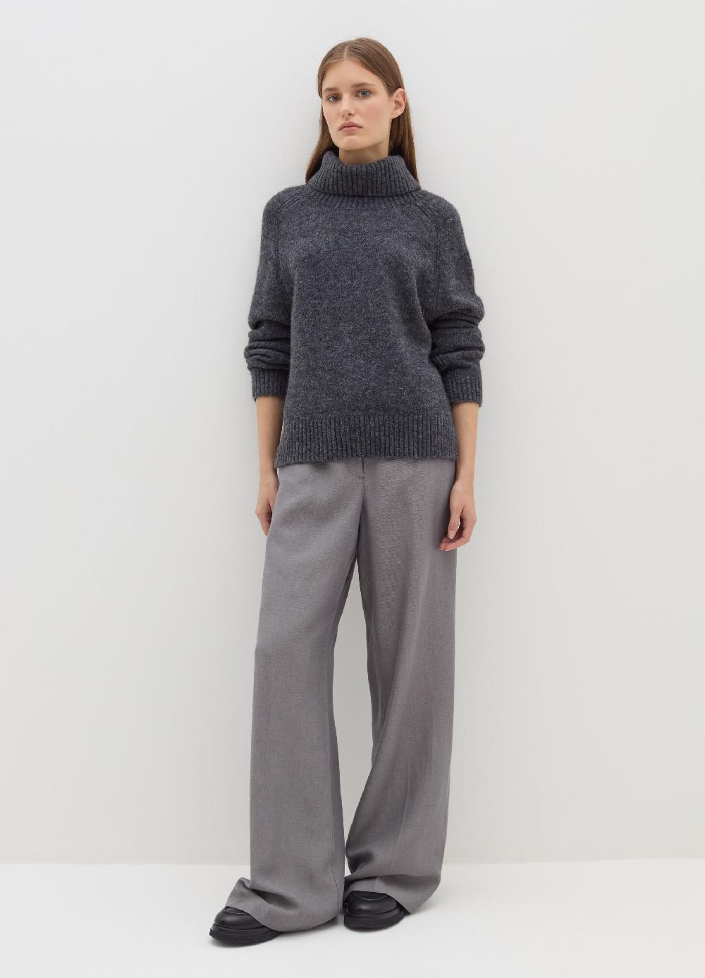 Stefanel Pullover a collo alto in alpaca e lana