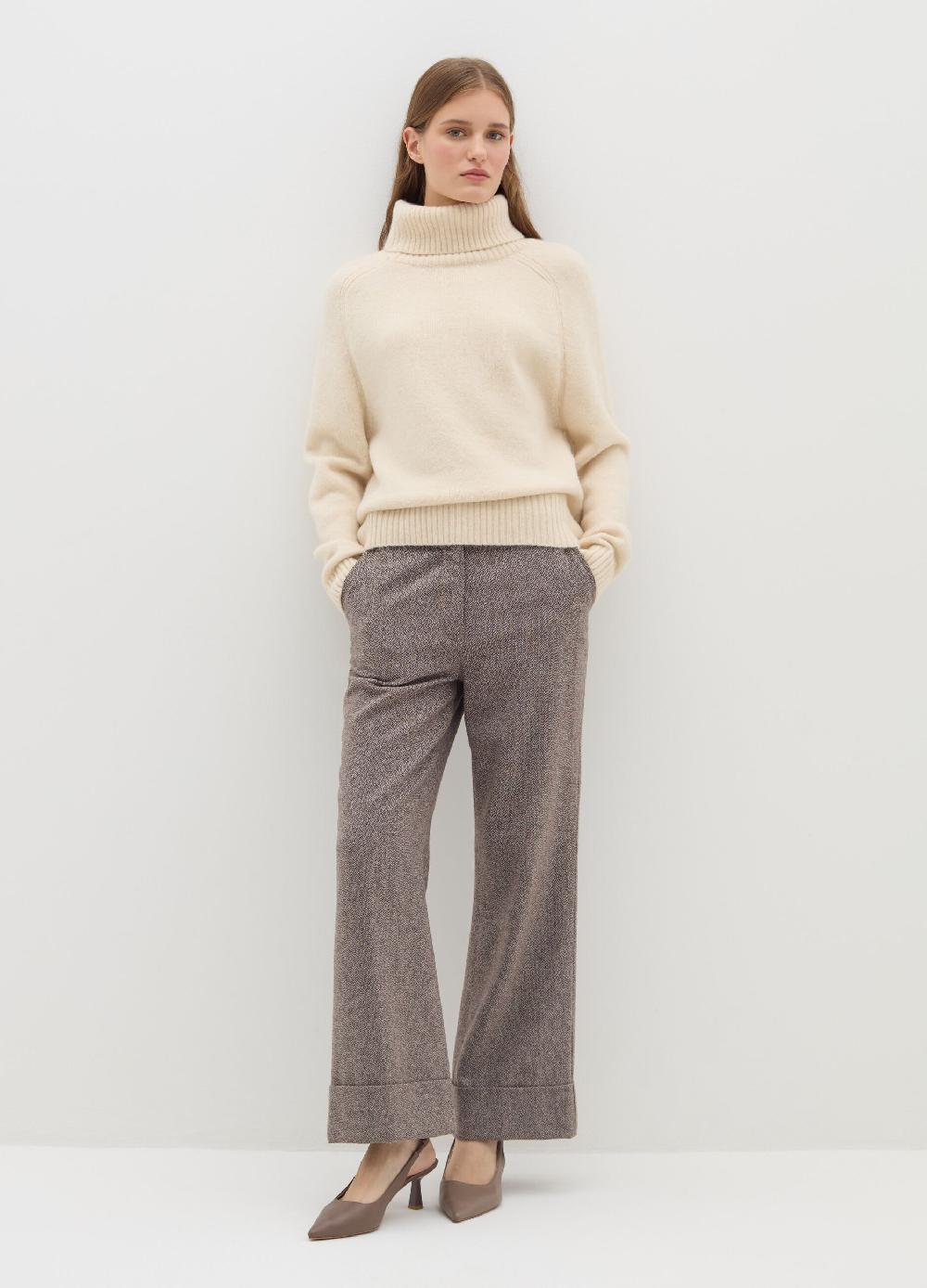 Stefanel Pullover a collo alto in alpaca e lana