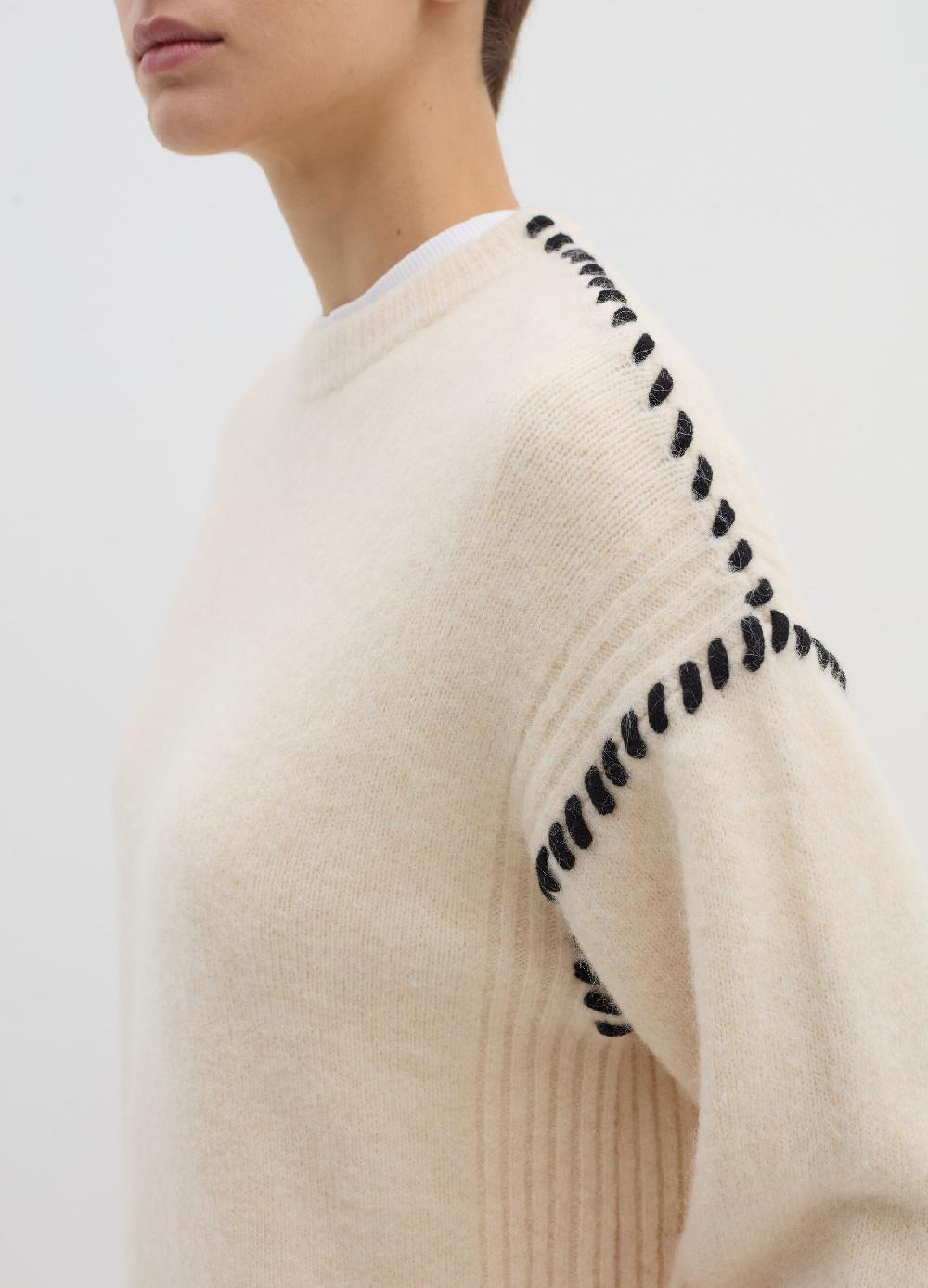 Stefanel Pullover Con Dettagli A Contrasto