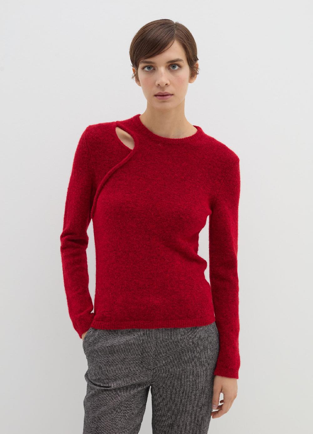Stefanel Pullover Con Dettaglio Cut Out
