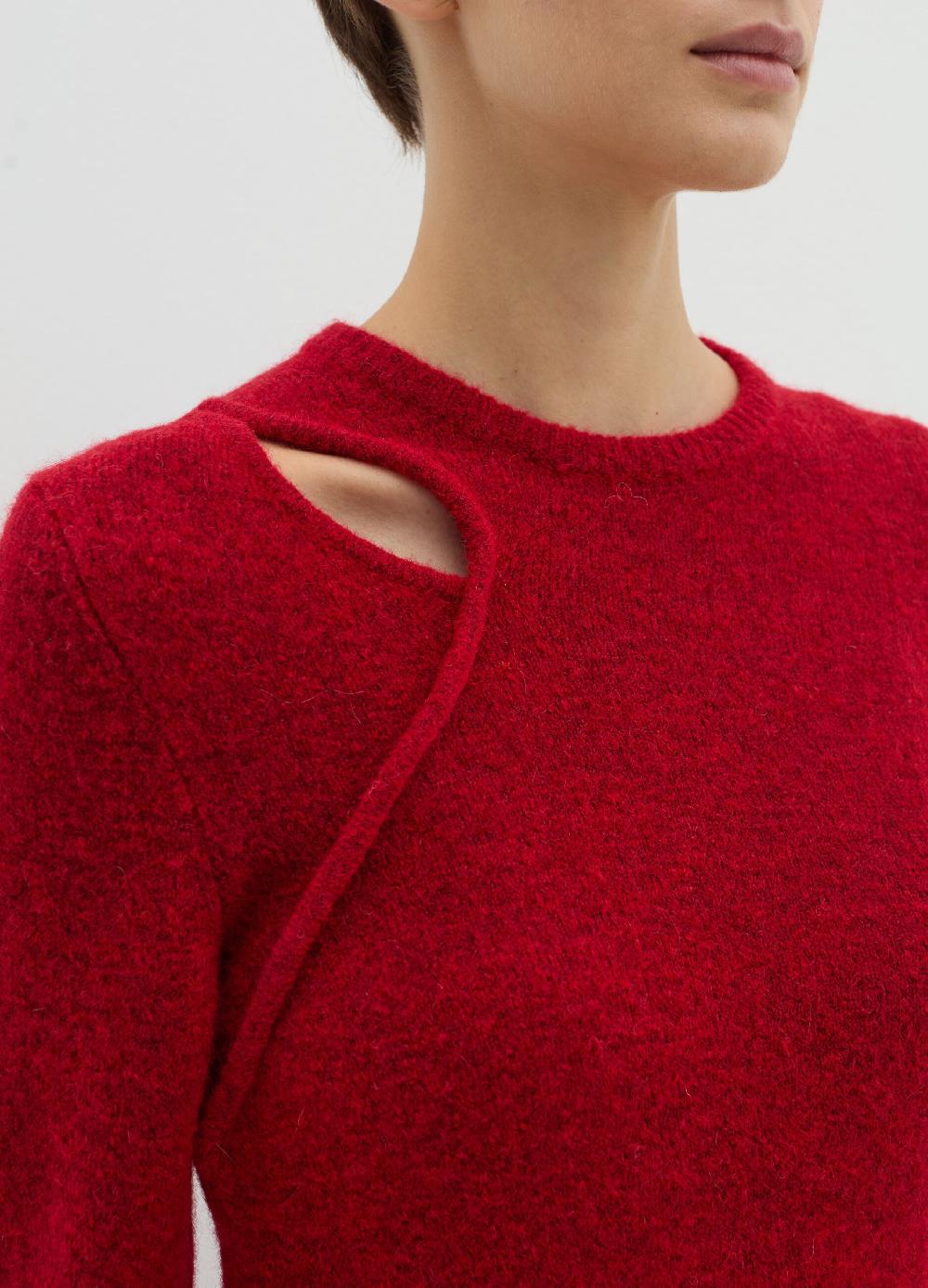 Stefanel Pullover Con Dettaglio Cut Out