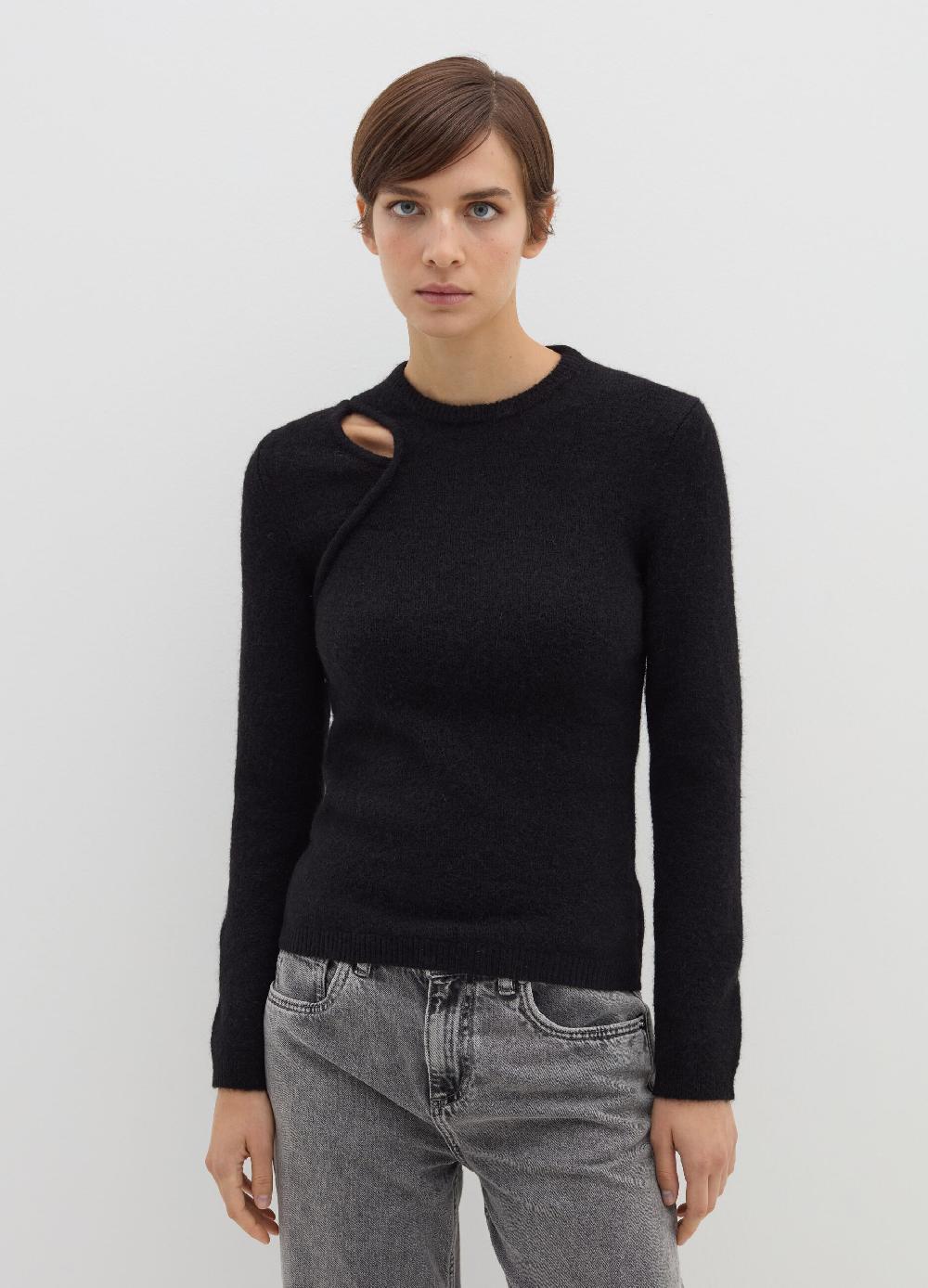 Stefanel Pullover Con Dettaglio Cut Out