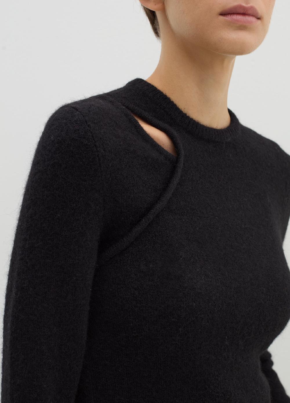 Stefanel Pullover Con Dettaglio Cut Out