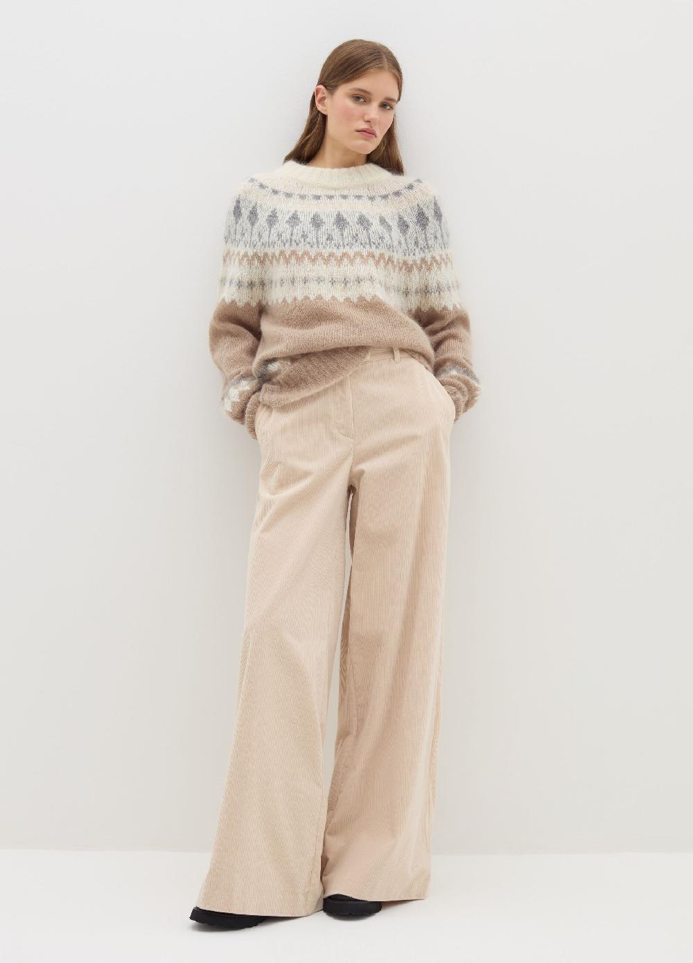 Stefanel Pullover con disegno jacquard