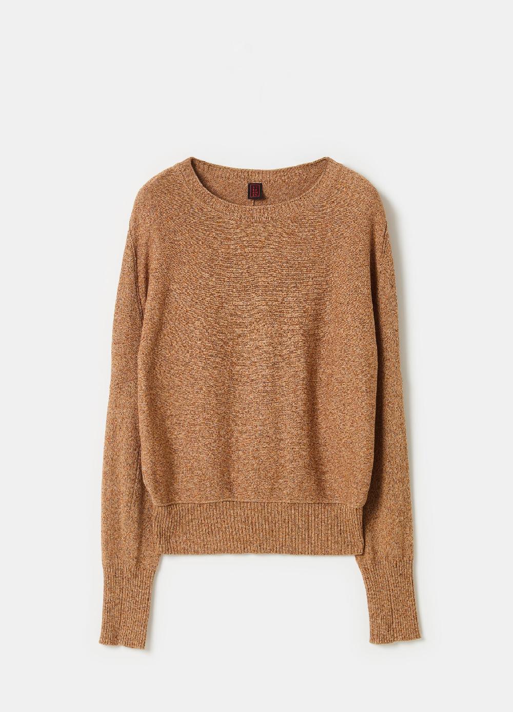 Stefanel Pullover Con Lavorazione Micro Mouline