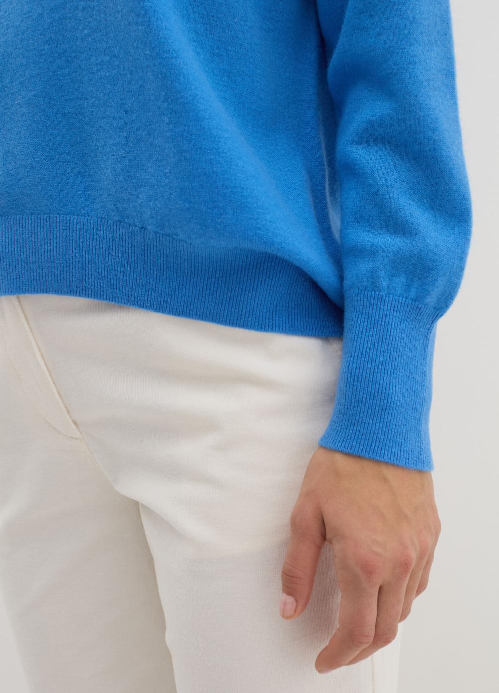 Stefanel Pullover Girocollo In Lana Cardata