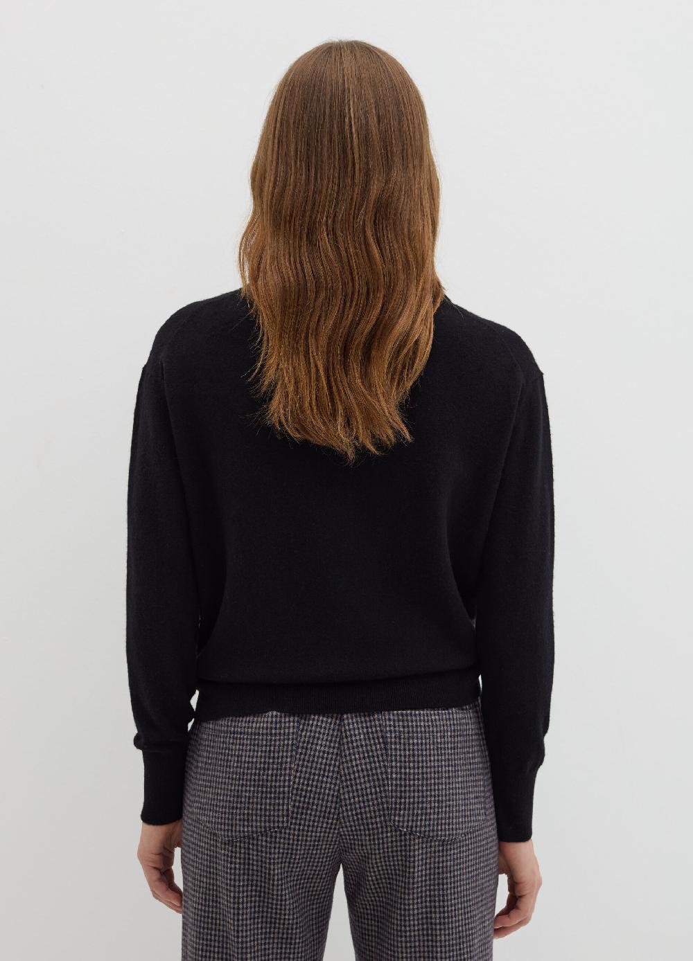 Stefanel Pullover Girocollo In Lana Cardata