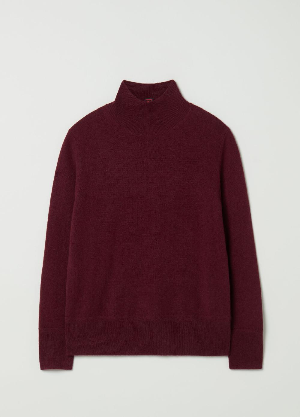 Stefanel Pullover In Cashmere A Collo Alto