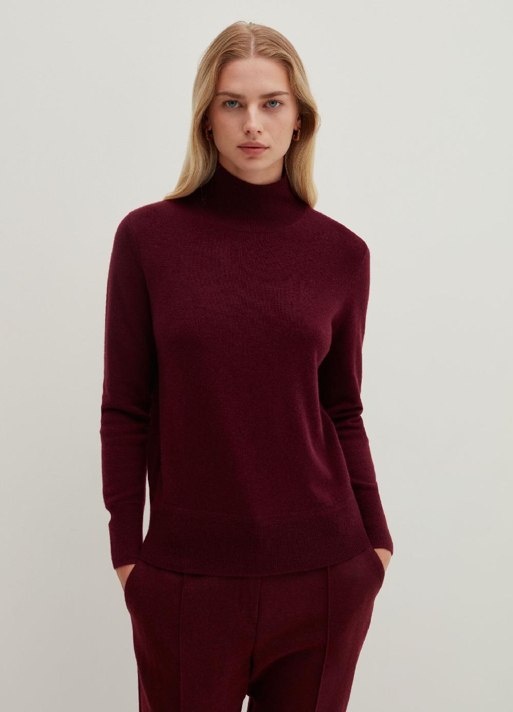 Stefanel Pullover in cashmere a collo alto