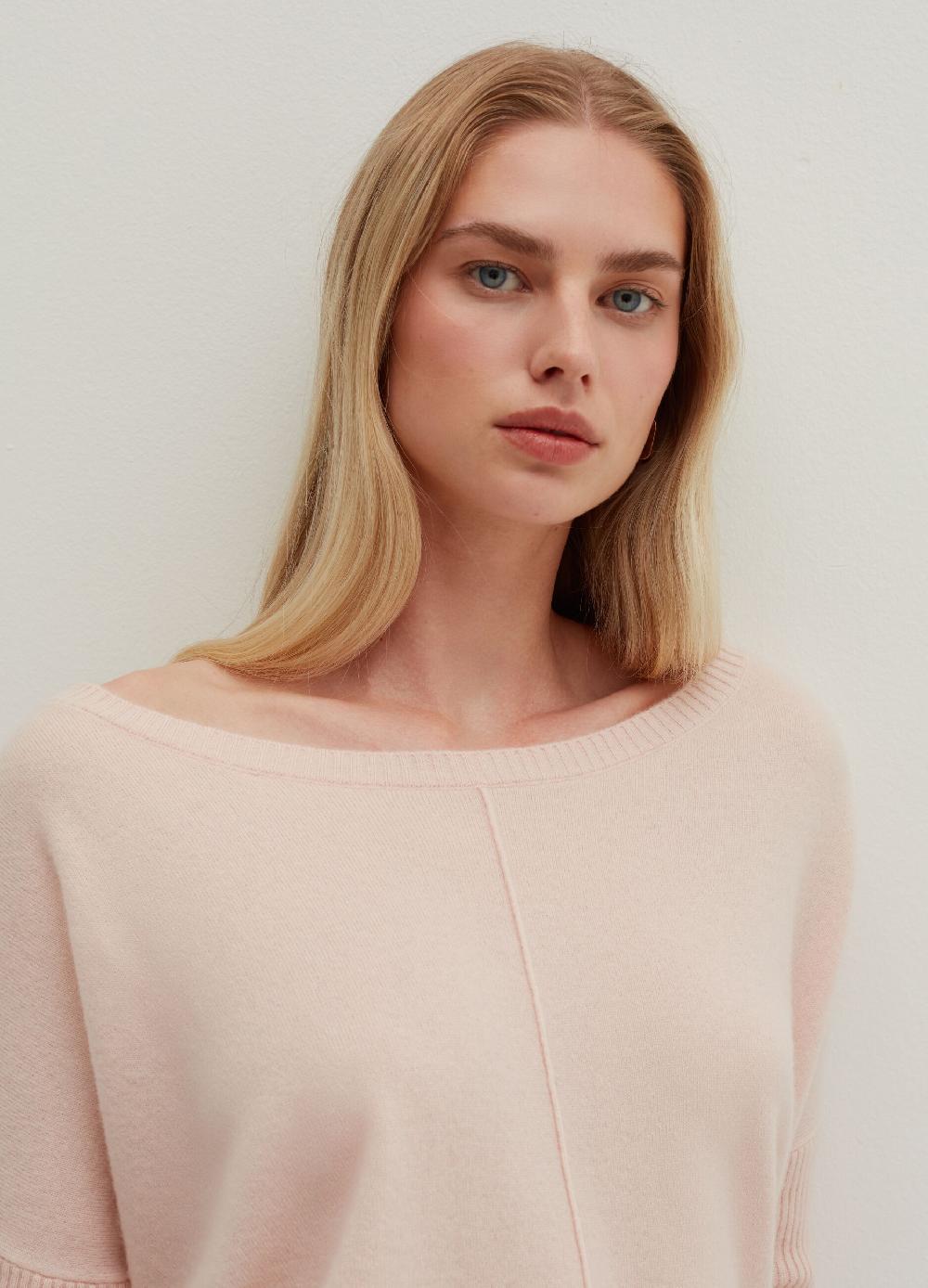 Stefanel Pullover In Cashmere Scollo A Barca