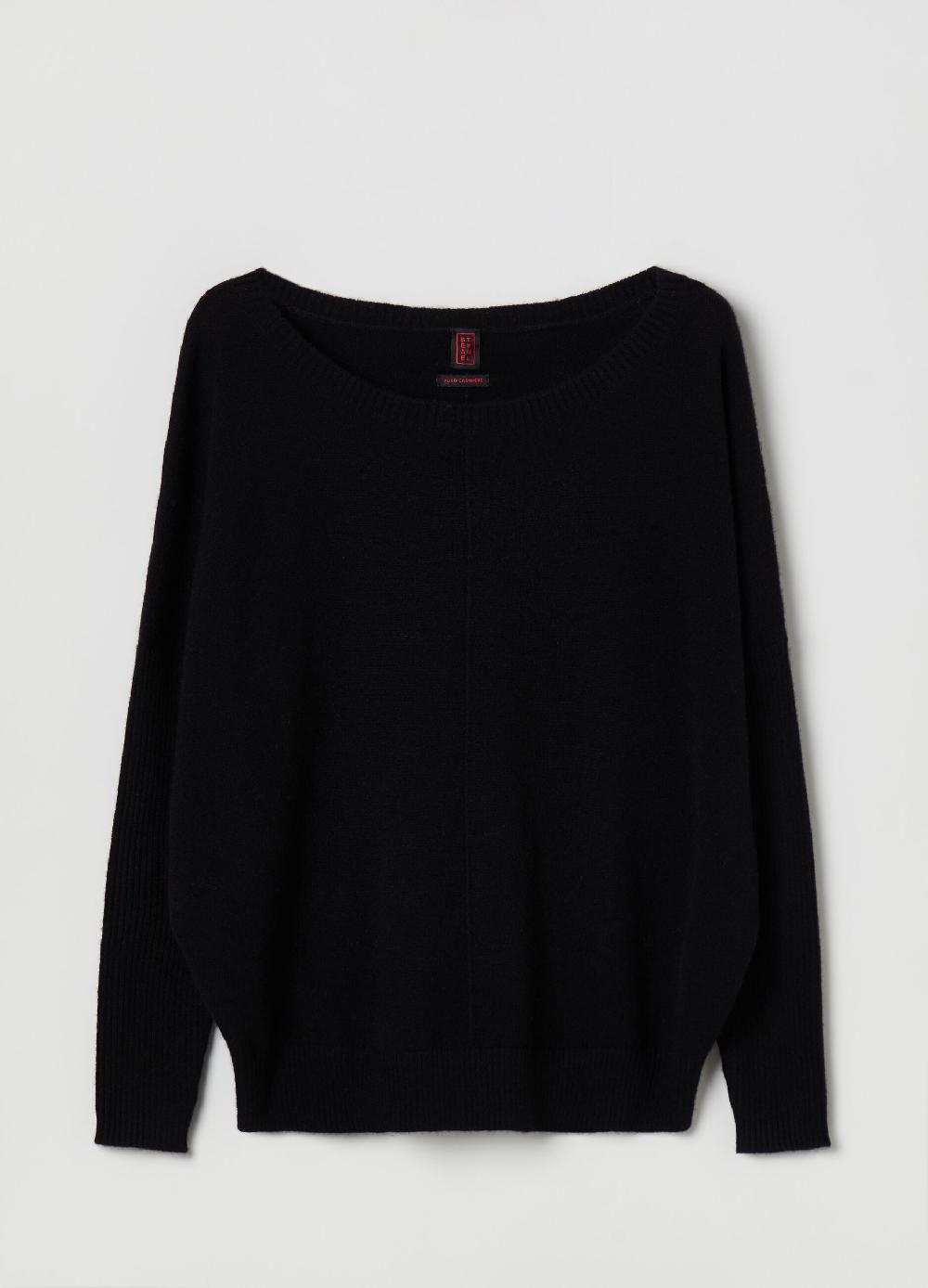 Stefanel Pullover In Cashmere Scollo A Barca