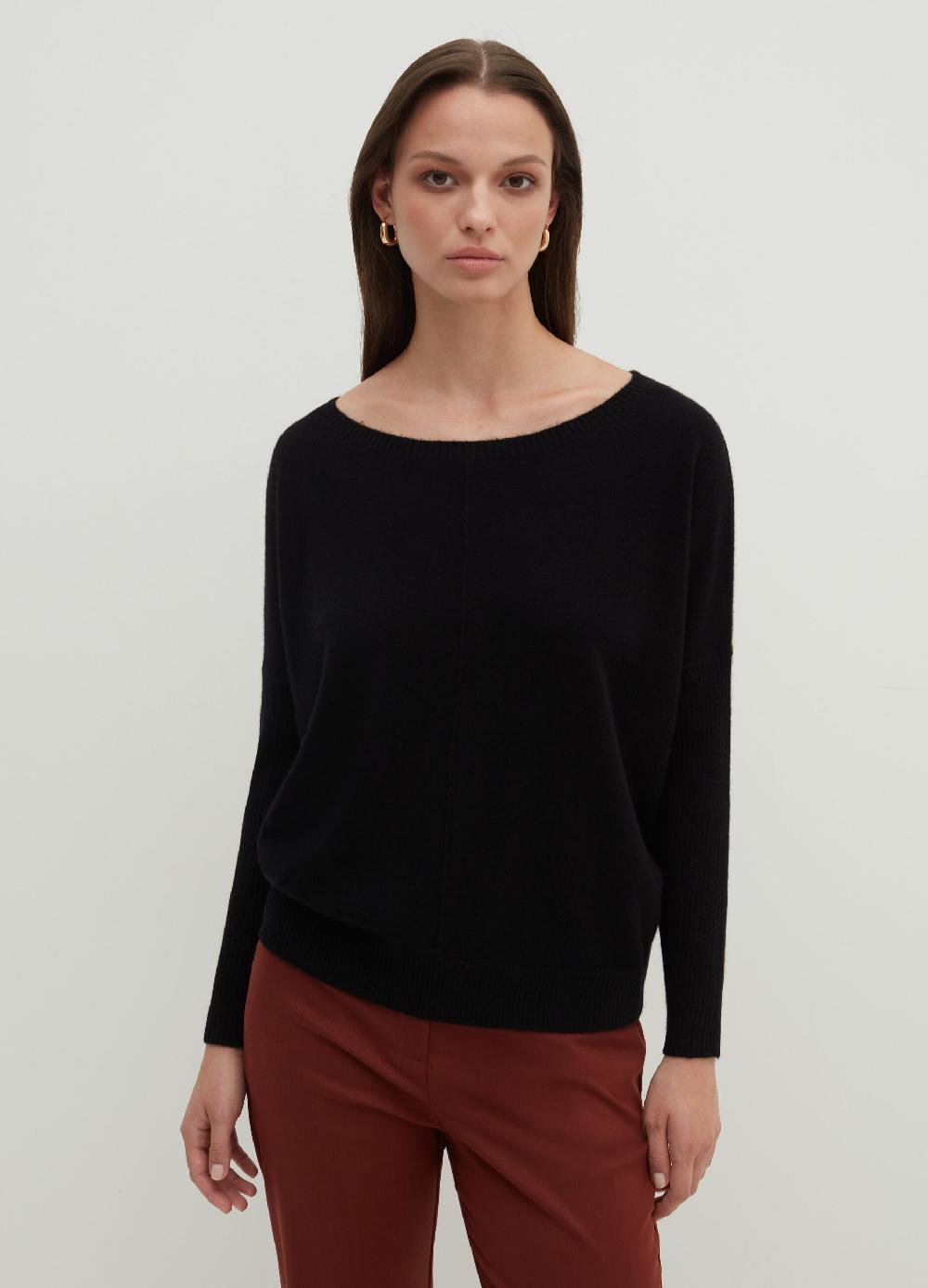 Stefanel Pullover in cashmere scollo a barca