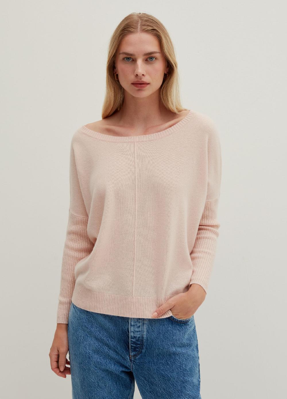 Stefanel Pullover in cashmere scollo a barca
