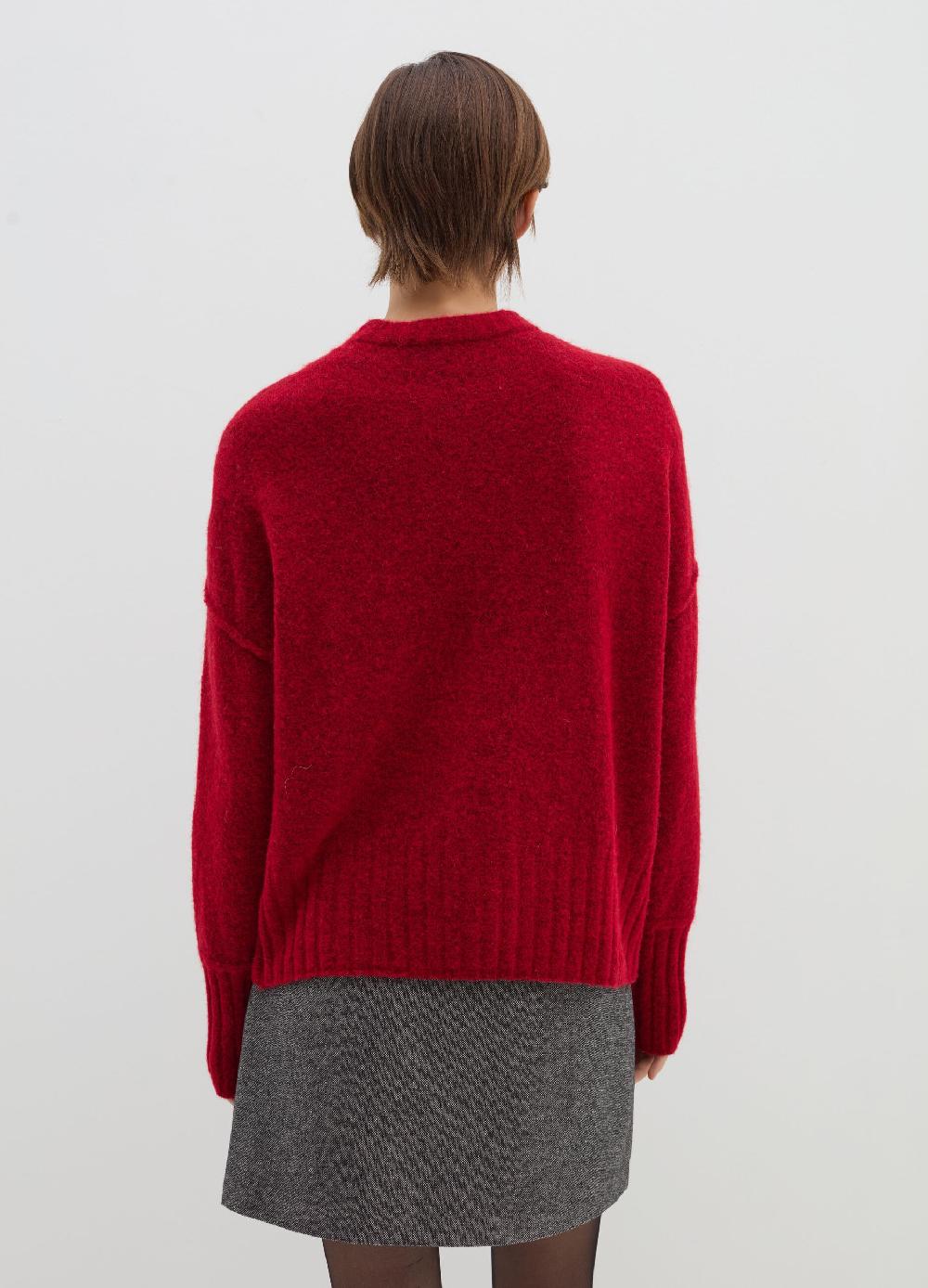Stefanel Pullover In Filato Di Misto Lana E Alpaca