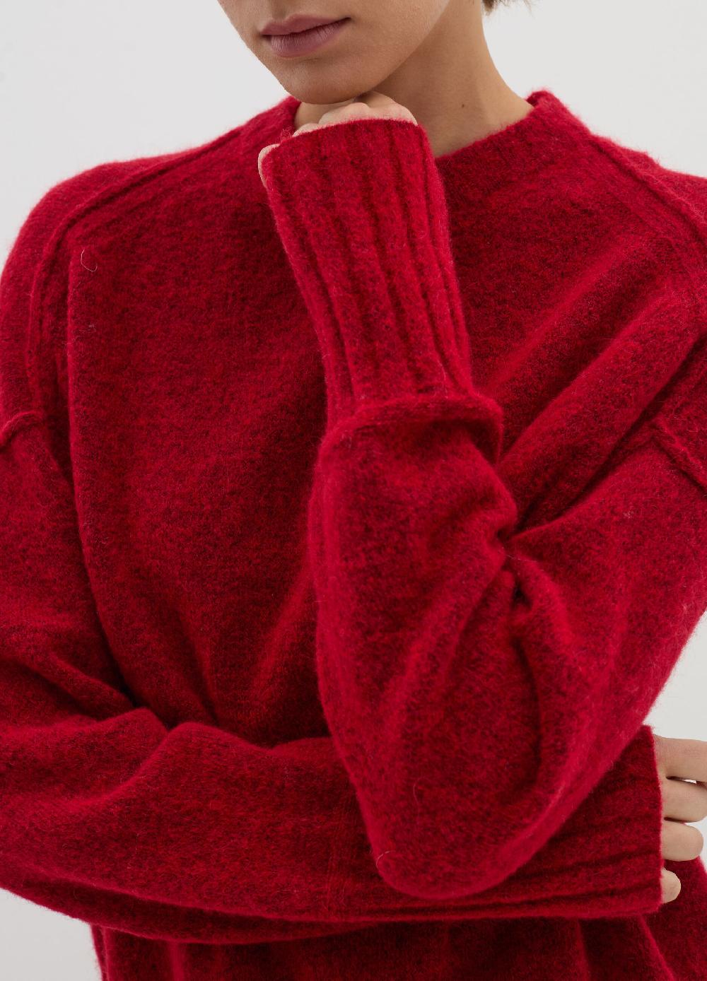 Stefanel Pullover In Filato Di Misto Lana E Alpaca