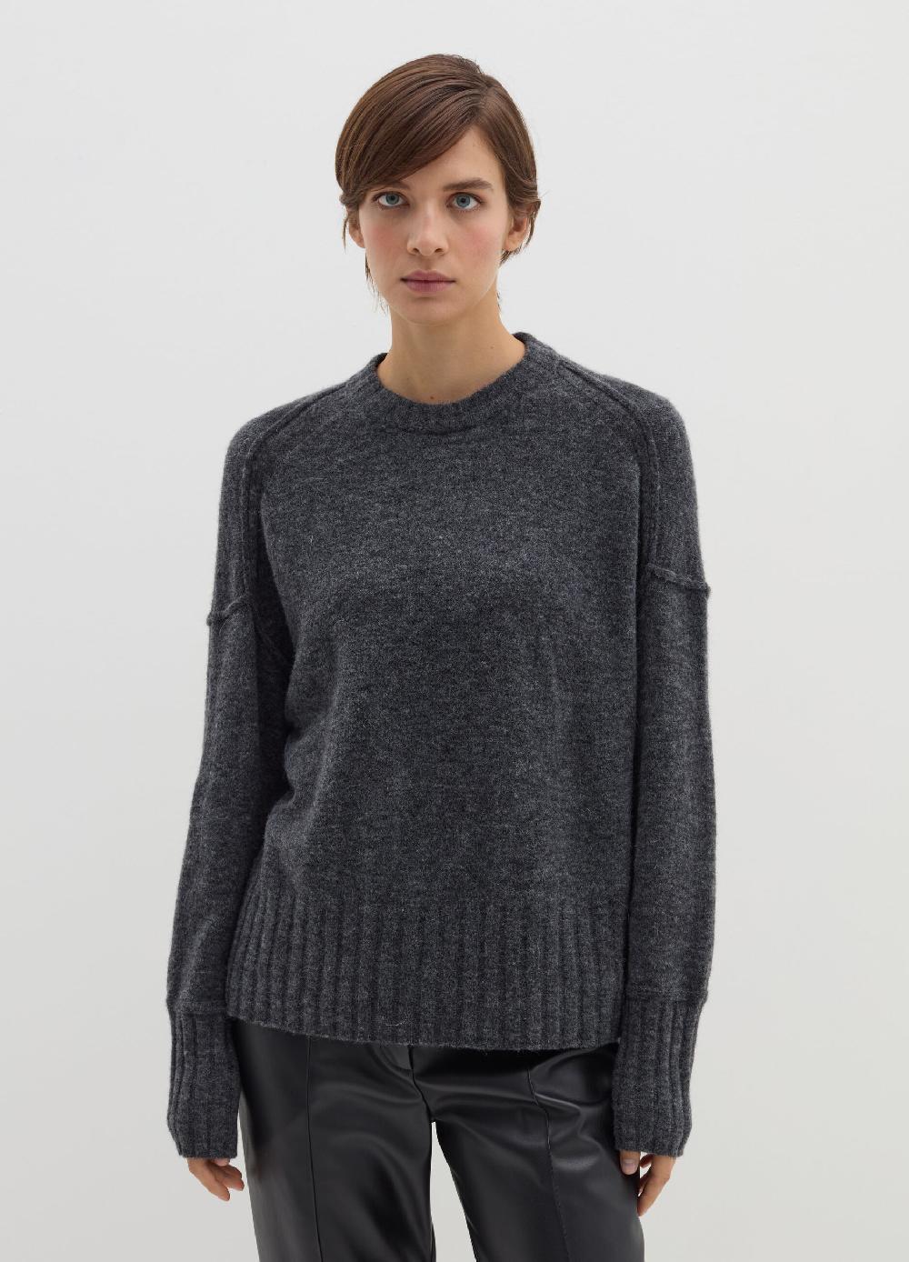 Stefanel Pullover In Filato Di Misto Lana E Alpaca