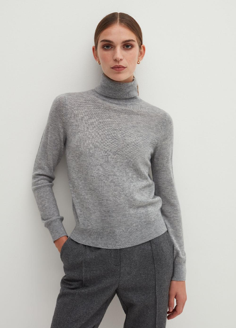 Stefanel Pullover in lana a collo alto