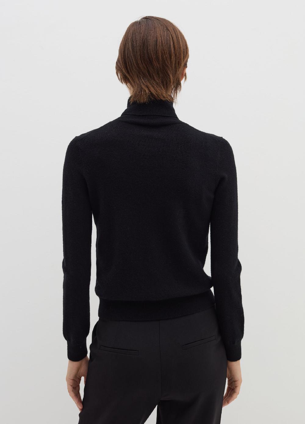 Stefanel Pullover In Lana Cardata A Collo Alto