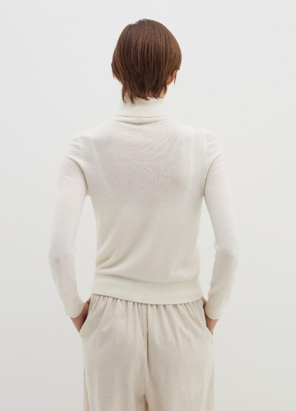 Stefanel Pullover In Lana Cardata A Collo Alto