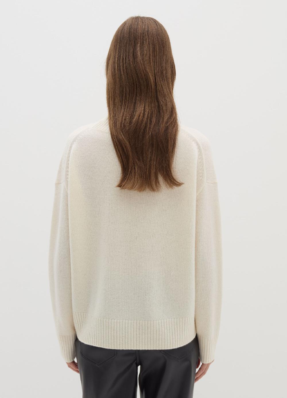 Stefanel Pullover In Lana Cardata A Collo Alto