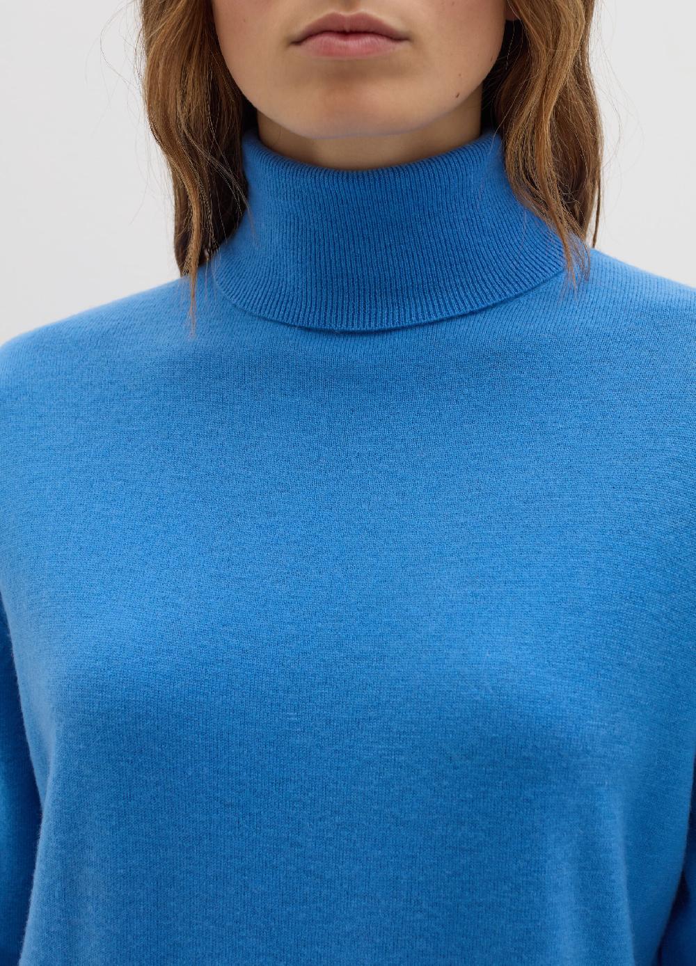 Stefanel Pullover In Lana Cardata A Collo Alto