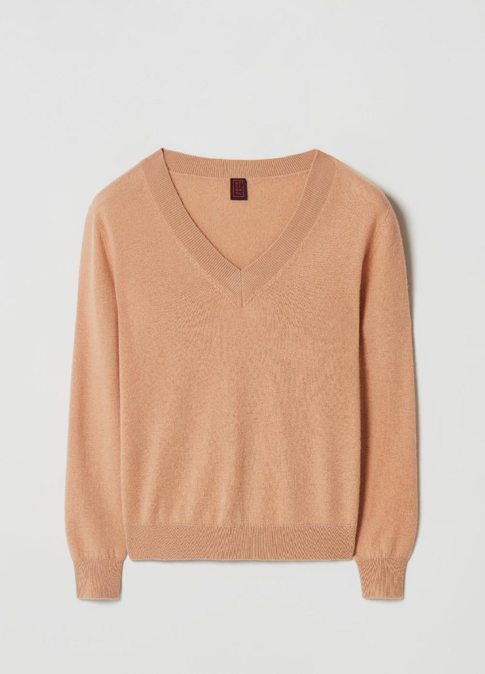 Stefanel Pullover In Lana Con Scollo A V