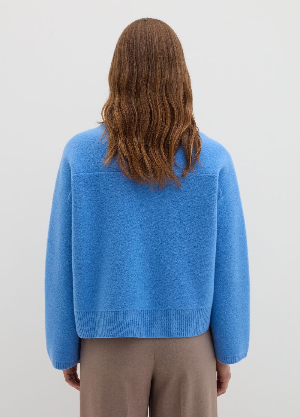 Stefanel Pullover In Lana Cotta Con Scollo A V