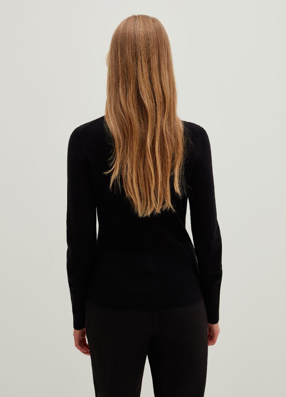 Stefanel Pullover In Lana E Seta A Collo Alto