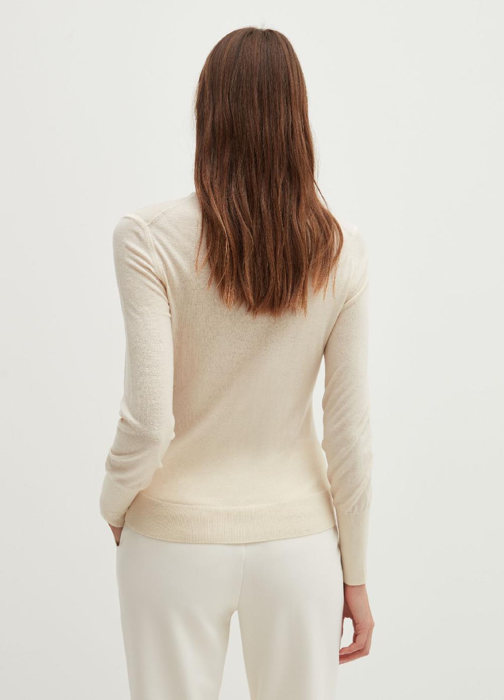 Stefanel Pullover In Lana E Seta A Collo Alto