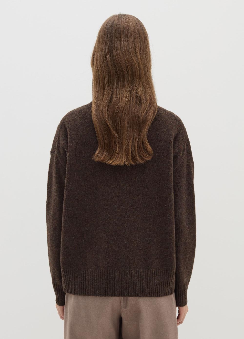 Stefanel Pullover Mock Neck In Lana Cardata