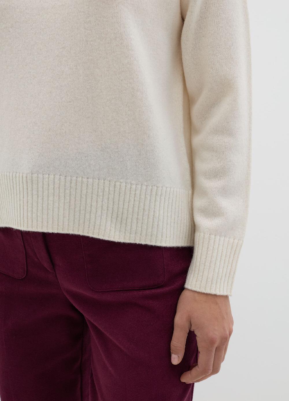 Stefanel Pullover Mock Neck In Lana Cardata