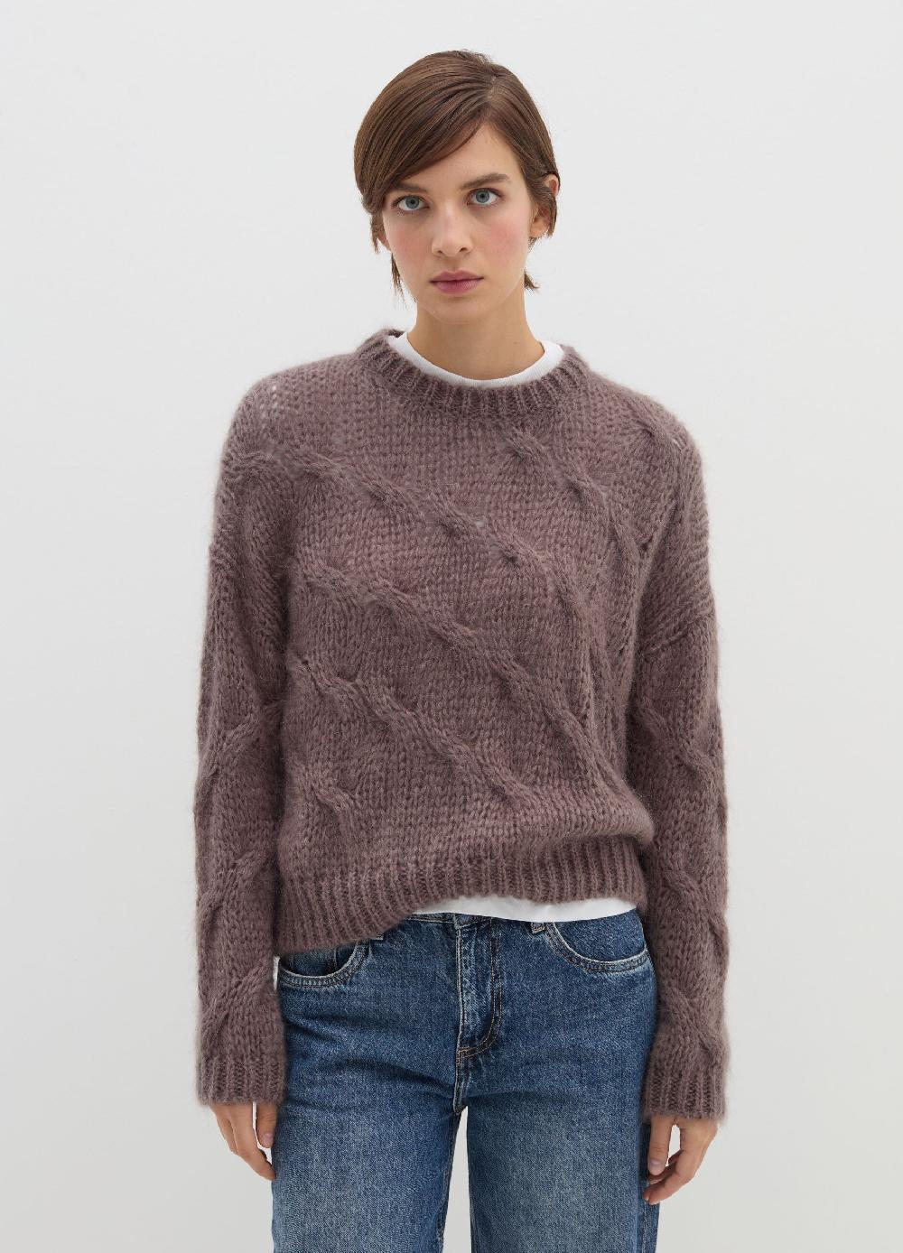 Stefanel Pullover Oversize A Treccia