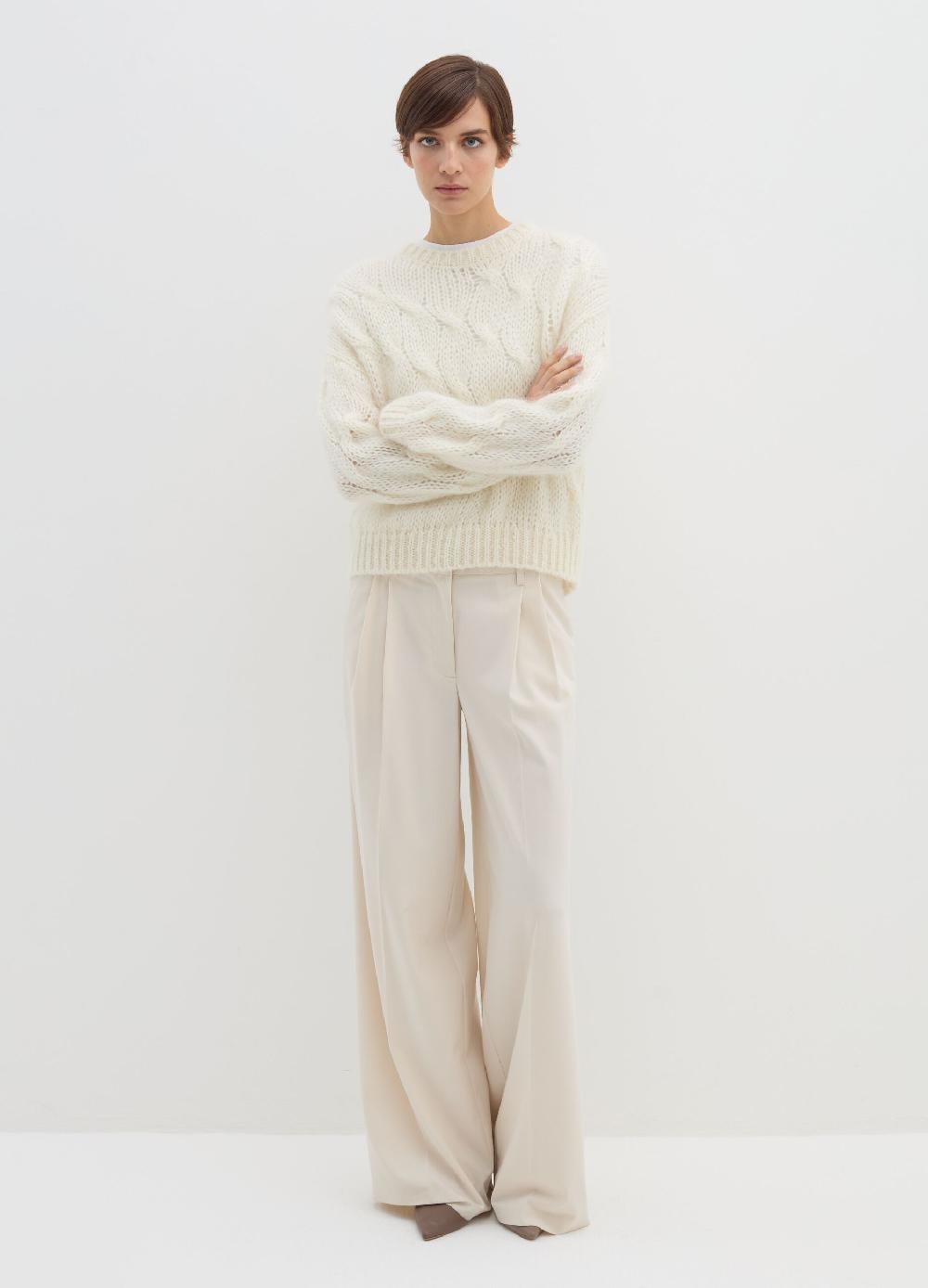 Stefanel Pullover oversize a treccia