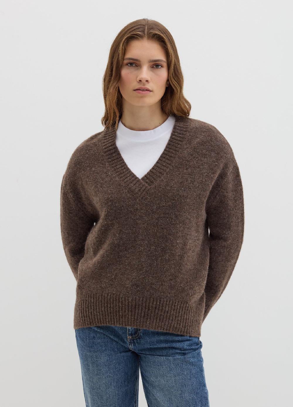 Stefanel Pullover Oversize Con Scollo A V