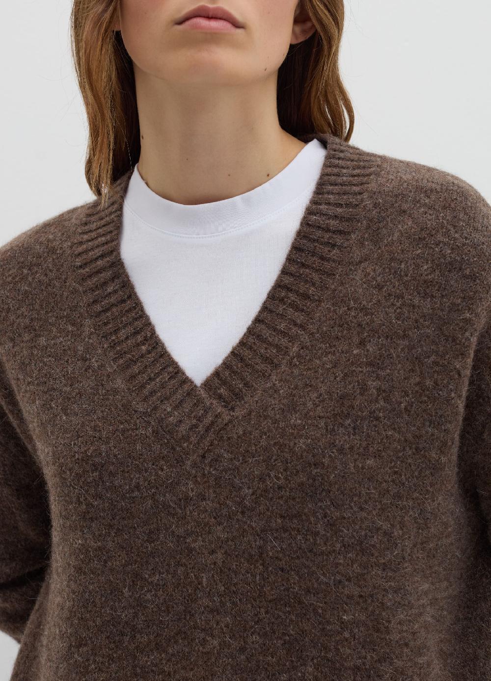 Stefanel Pullover Oversize Con Scollo A V